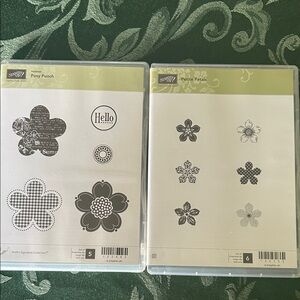 Stampin' Up! Posy Punch and Petite Petals Stamp Sets NEW floral flowers mini